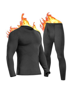 Conjunto Térmico Interior para Hombres UNIQUEBLLA - Negro