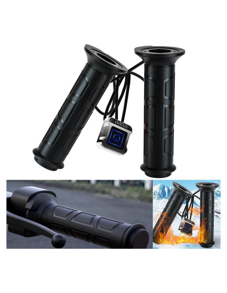 Agarraderas Calentadas OXWIND 12V para ATV 22mm - 3 Niveles