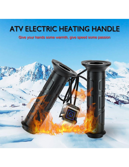 Agarraderas Calentadas OXWIND 12V para ATV 22mm - 3 Niveles