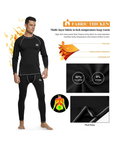 Conjunto Térmico para Hombre MeetHoo - Pantalones y Camiseta