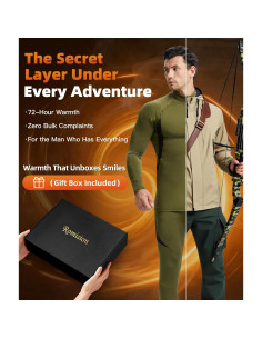 Ropa Interior Térmica para Hombres Romision - Long Johns Mediano 2