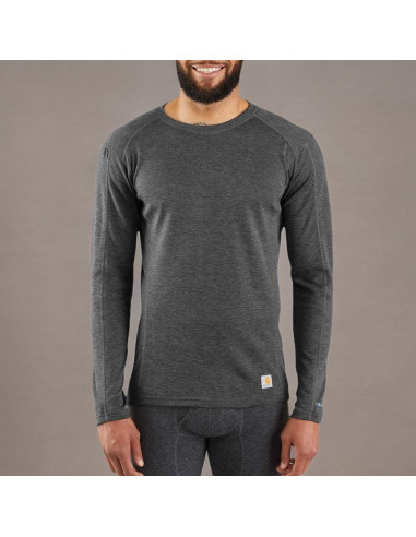 Capa Base Carhartt para Hombre MBL131 Midweight 184g Negro