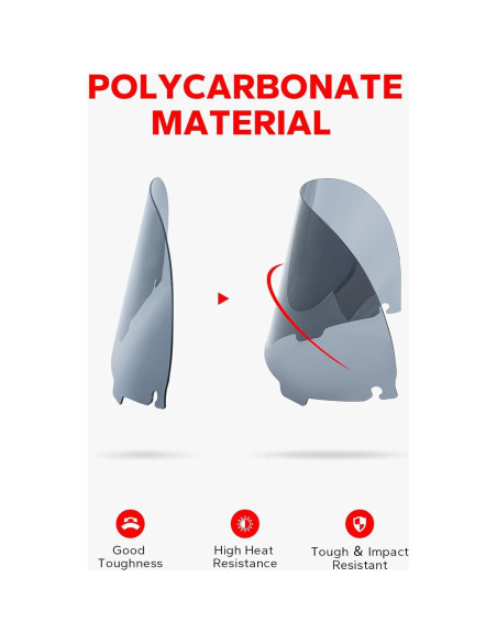 Parabrisas Onda 10" Amazicha para Harley Davidson 1996-2013