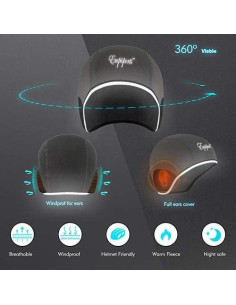 Forro Térmico para Casco Empisports Gris Oscuro Mel. Unisex 2