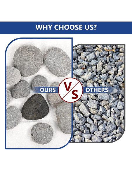 48 Piedras de Río Naturales para Pintar Nuanchu - 3.05-8 cm 48 Piedras de Río Naturales para Pintar Nuanchu - 3.05-8 cm