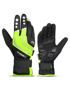 Guantes de Ciclismo INBIKE para Hombre Térmicos y Reflectantes