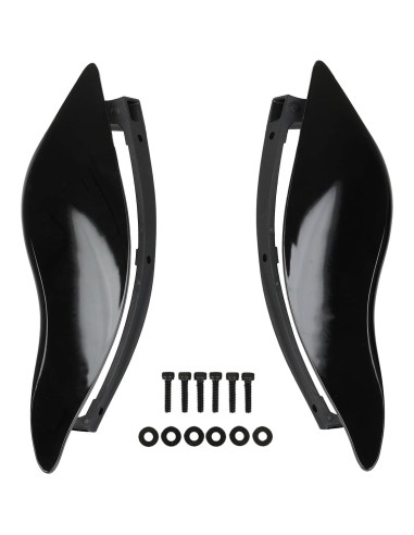 Deflectores de aire ajustables MOCODUO para Harley 2014+ Negro