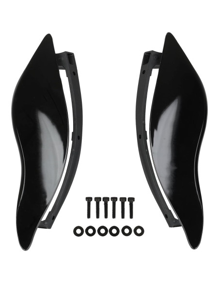 Deflectores de aire ajustables MOCODUO para Harley 2014+ Negro