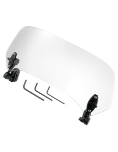 Parabrisas de Motocicleta ACROPIX 37cm Ajustable Claro