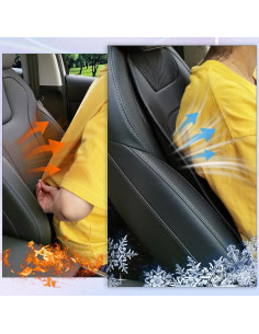 Funda de Asiento de Coche LANZMYAN con Enfriamiento 2 en 1 2