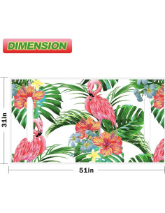 Manta de Asiento para Carro de Golf Barudan Flamingo 129.54x78.74cm 2