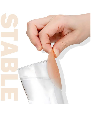 Cubiertas de Pezón MUQU para Mujeres - Silicona Adhesiva Rosa