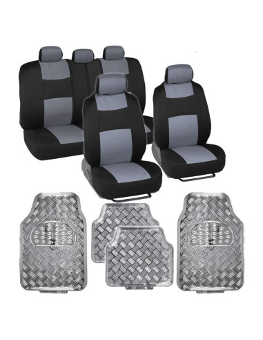 Cubiertas de Asiento de Auto BDK OS-309-GR, Ajuste Universal