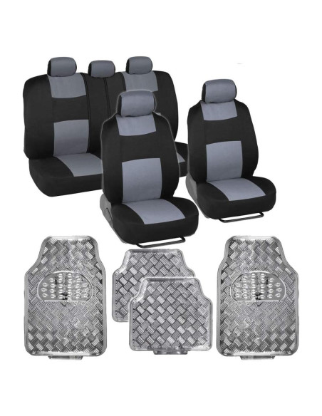 Cubiertas de Asiento de Auto BDK OS-309-GR, Ajuste Universal