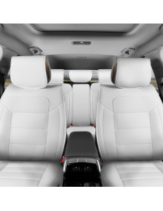 Cubiertas de Asiento MotorBox Edición Clásica - Blanco, Ajuste Universal 2