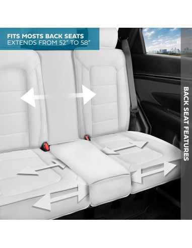 Cubiertas de Asiento MotorBox Edición Clásica - Blanco, Ajuste Universal