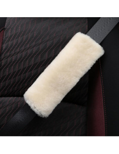 Cubierta de cinturón de seguridad ROYAGO 2 piezas Beige Perla 2