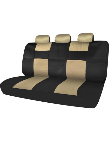 Cubierta de Asiento de Coche BDK 11 Piezas Beige Negro