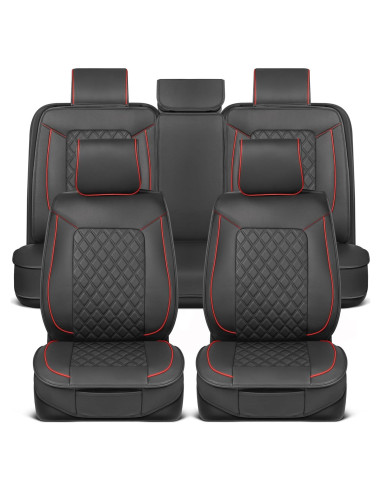 Fundas de Asiento MotorBox Edición Prestige Negro y Rojo 2007-2023