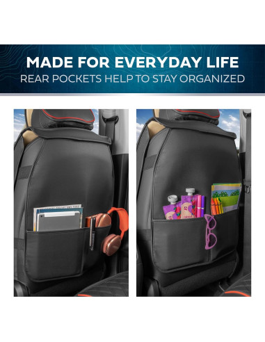 Fundas de Asiento MotorBox Edición Prestige Negro y Rojo 2007-2023