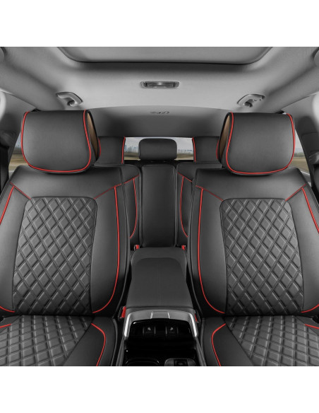 Fundas de Asiento MotorBox Edición Prestige Negro y Rojo 2007-2023