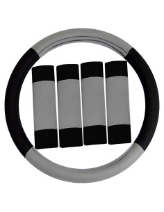 Funda de Volante FH Group Gris Universal para Coches y SUV