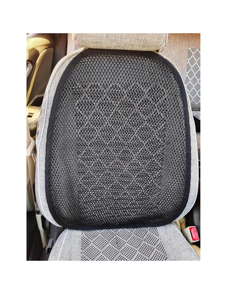 Cojín de Asiento de Coche ACDIAC Malla 3D Transpirable Negro