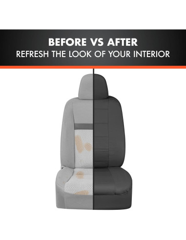 Cubiertas de Asiento de Coche BDK UltraLuxe 9 Piezas Negro