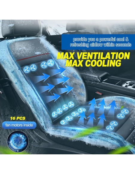 Funda de Asiento Refrigerante Fochutech 3 en 1 con Masaje