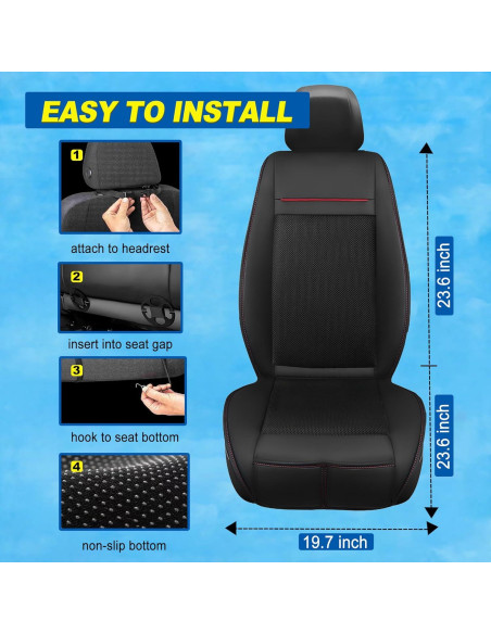 Funda de Asiento Refrigerante Fochutech 3 en 1 con Masaje