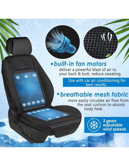 Funda de Asiento de Coche Refrigerante Fochutech Beige