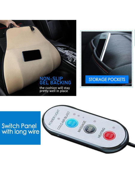 Funda de Asiento de Coche Refrigerante Fochutech Beige