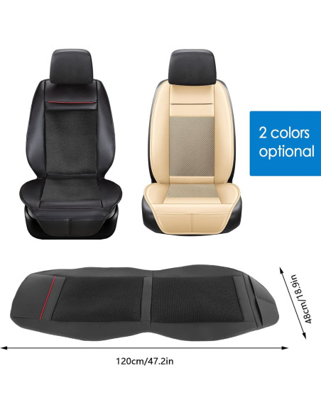 Funda de Asiento de Coche Refrigerante Fochutech Beige