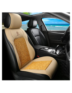 Funda de Asiento de Coche FREESOO Beige con Masaje y Refrigerante