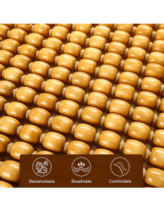 Funda de Asiento de Coche FREESOO Beige con Masaje y Refrigerante 2