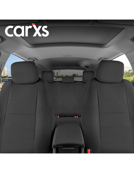 Cubiertas de Asiento de Coche BDK SC-4230-BK - Cuero PU Negro