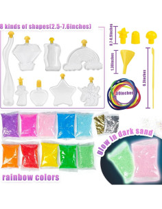 Kit de Arte con Arena Shindel 36 Piezas para Niños 2