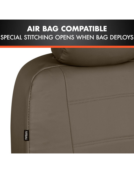 Cubiertas de Asientos de Coche BDK SC-4230-BG Beige 9 Piezas