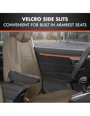 Cubiertas de Asientos de Coche BDK SC-4230-BG Beige 9 Piezas