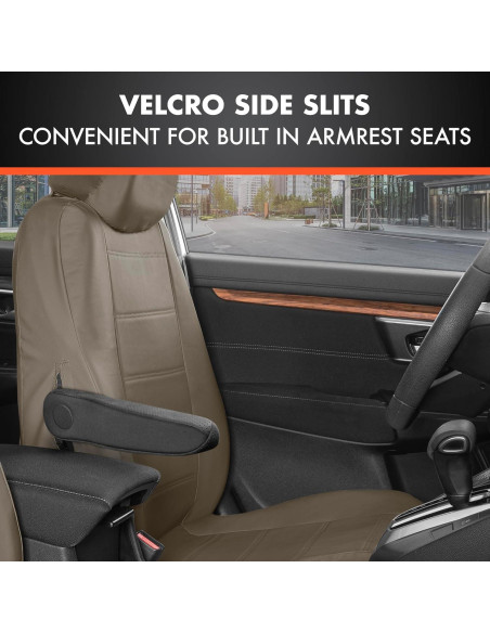 Cubiertas de Asientos de Coche BDK SC-4230-BG Beige 9 Piezas