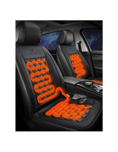Funda de Asiento de Coche Buybai Universal Negro 127x52 cm