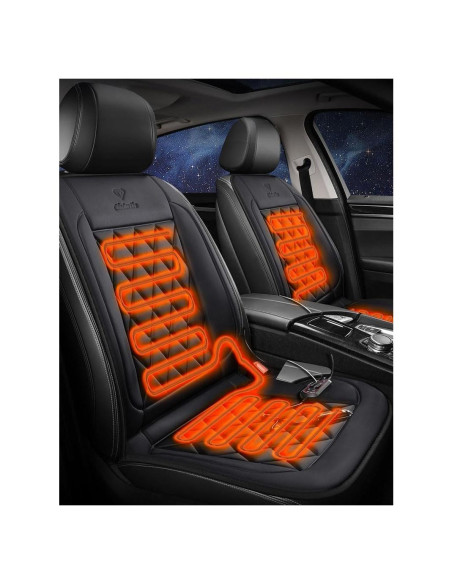 Funda de Asiento de Coche Buybai Universal Negro 127x52 cm