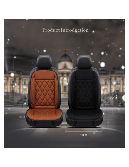 Funda de Asiento de Coche Buybai Universal Negro 127x52 cm