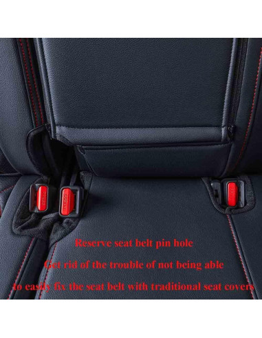 Fundas de Asiento EKR para Honda CRV 2017-2022, Cuero Sintético