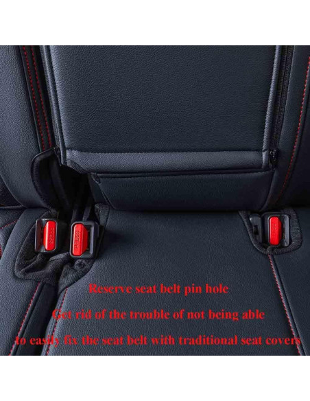 Fundas de Asiento EKR para Honda CRV 2017-2022, Cuero Sintético