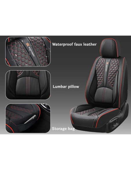 Funda de Asiento de Coche Egamige para Honda Accord 2003-2022