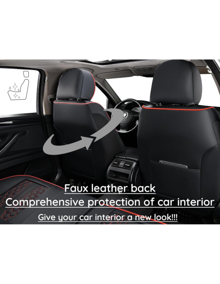 Funda de Asiento de Coche Egamige para Honda Accord 2003-2022