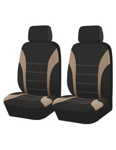 Fundas de Asiento Delantero ZIMISI Beige Ajuste Universal