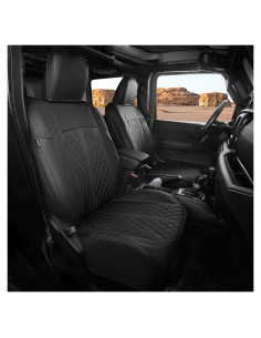 Funda de Asiento Jeep Wrangler 4Puertas 2018-2025 RIDEPOSH Negra