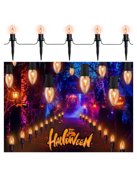 Luces de Cuerda de Llama Parpadeante C9 Beauty World 7.37m